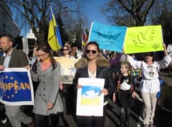 Масовий марш проти незаконного вторгнення російських збройних сил в Крим - Лондон, 16.03.2014