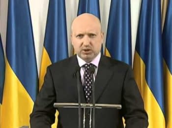 Turchynov: In relation to the armed separatists anti-terrorist events will be held