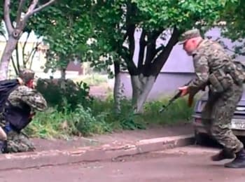 Обстрел погранзаставы в Луганске, 02.06.2014