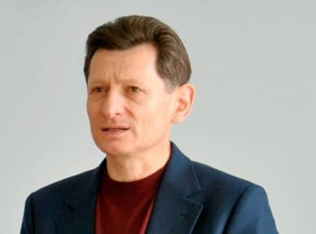 Михаил Волынец (председатель независимого профсоюза горняков Украины) в прямом эфире российского телеканала