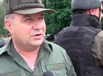 Commander of National guard explained why to gunmen allowed to leave from the Slovyans'k