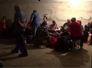 Inhabitants of Makiyivka hide in cellars (August 19, 2014)