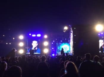 "Lyapis Trubetskoy" at a concert in Kyiv appealed to the one who wants to launch war, on August 26, 2014 (18+ Explicit language)
