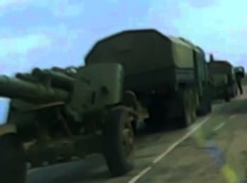 РНБО: Колона російської техніки рухається з Криму до Керченської переправи для подальшої передислокації на кордон з Україною