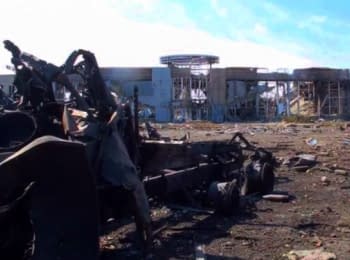 Разрушенный аэропорт в Луганске (18+ нецензурная лексика)