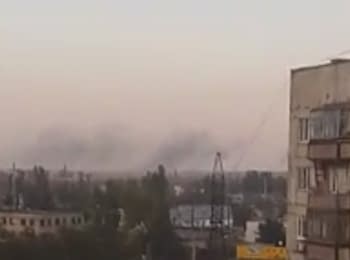 Mariupol, shelling by MRLS "GRAD" and artillery of district "East". 27.09.2014