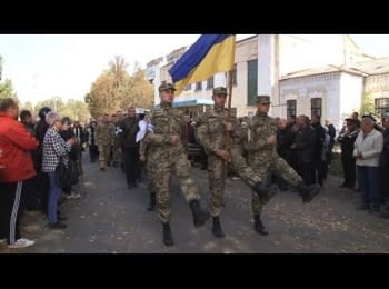 На Житомирщине попрощались с погибшим в АТО бойцом 95-й бригады