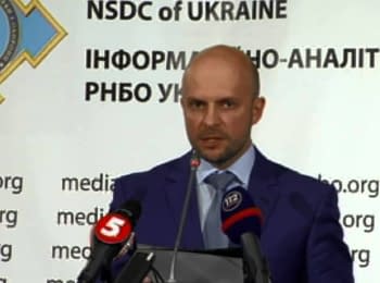 Briefing about developments in Ukraine of the Information Center of NSDC, on October 12, 2014