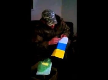 Simple joys of the fighters from Donetsk airport
