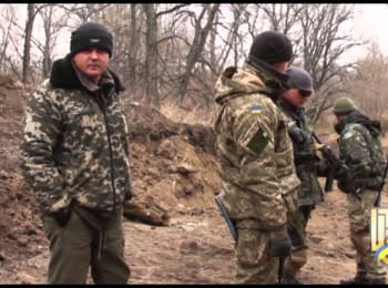 Military engineers in the ATO zone have built bridge over the Seversky Donets river