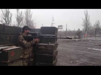 Пополнение из "военторга": террористы стреляют из новенькой винтовки КСВК