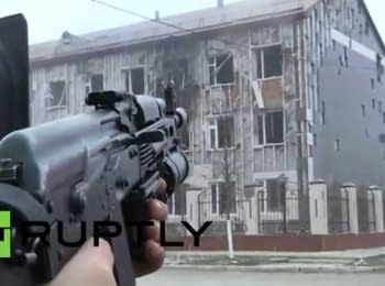 Российские силовики обстреляли здание школы в Грозном