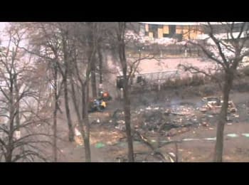 Instytutska str., February 20, 2014. The murder of Maidan protesters