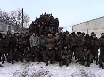 Russian mercenaries at the Donbass