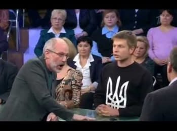 Ukrainian MP Oleksiy Goncharenko on Russian TV show: "Ukrainians want peace"