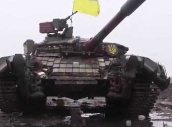 Ukrainian militaries at the frontline received a canadian military uniform
