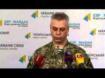 (English) Briefing about developments in Ukraine of the Information Center of NSDC, 12.01.2015