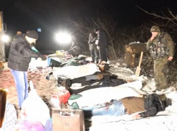 Victims of militants shelling of the bus near Volnovakha (18+), 13.01.15