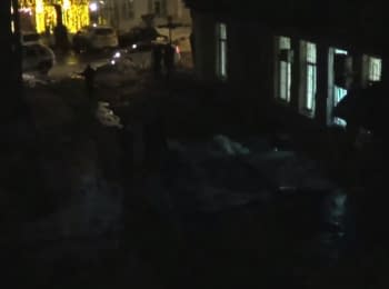 Odessa, an explosion in an Nechyporenko alley, 16.01.2015