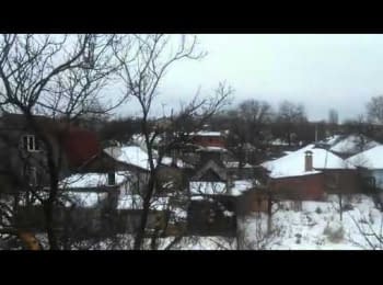 "The whole truth about the militants", settlement Oktyabrskoe, Donetsk region, 17.01.15