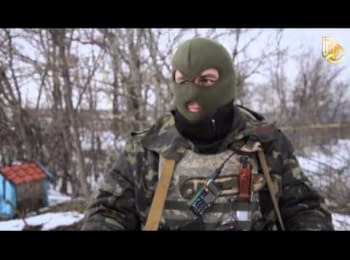 Supplies for the soldiers at the frontline near Donetsk