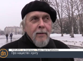 Residents of Slovyansk about "nazis and junta"