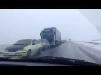 People are massively leaving Donetsk, 20.01.2015