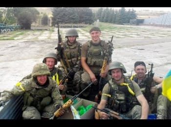 Commanders of the OUN Volunteer Battalion on developments at the ATO zone