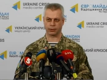 Briefing about developments in Ukraine of the Information Center of NSDC, 31.01.2015