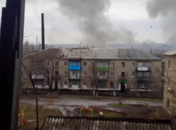 Обстрел поселка Нижняя Крынка, 02.02.2015