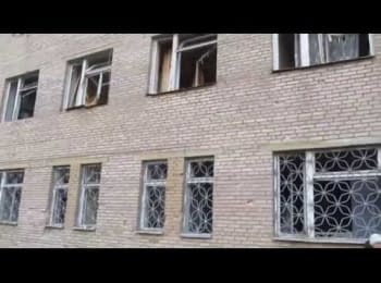 Поликлиника №27 после обстрела, Донецк, 04.02.2015