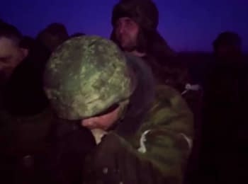 Battalion "Donbass" captured 8 militants near Debaltseve (18+, rough language)