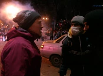 Надежда Савченко на Майдане. Уникальные кадры