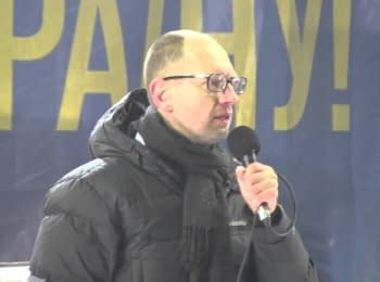 "Word and Deed": Prime Minister Yatsenyuk's promises. Euromaidan