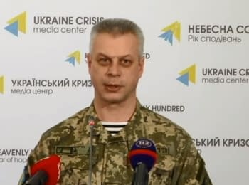 Briefing about developments in Ukraine of the Information Center of NSDC, 22.02.2015