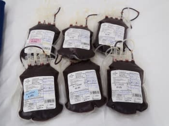 Russian opposition donated blood for Ukrainian militaries