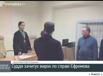 Efremov was released by the court on bail