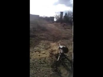 Террористы "ДНР" тренируются, обстреливая здания