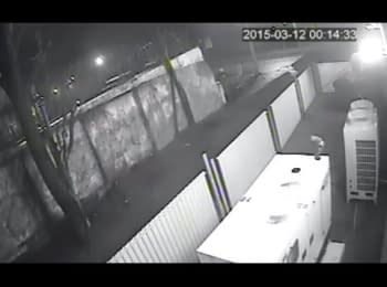 Подрыв офиса "Самопомощи" в Одессе. Видео с камер наблюдения, 12.03.15