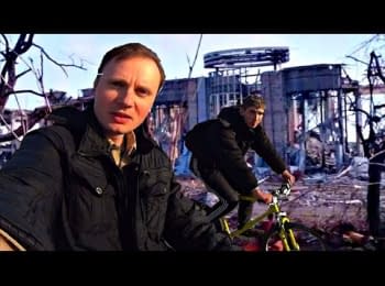 Bikeride to places of battles in Lugansk and it's surroundings
