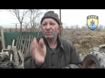 Снаряды боевиков попали в дома мирных жителей в с. Сопино