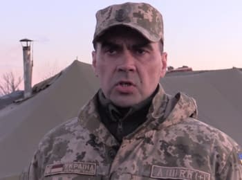 ATO spokesman Sergiy Danylenko. Digest on the evening of 09.04.2015