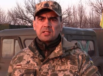ATO spokesman Sergiy Danylenko. Digest on the evening of 10.04.2015