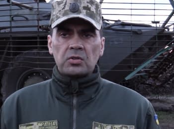 ATO spokesman Sergiy Danylenko. Digest on the evening of 13.04.2015
