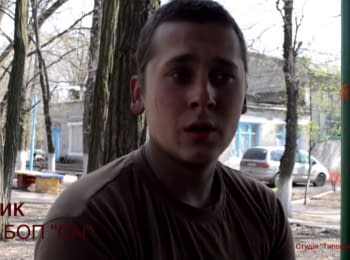 Soldier of "Sich" battalion about the shelling of Pisky village, 13.04.2015