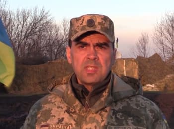ATO spokesman Sergiy Danylenko. Digest on the evening of 14.04.2015