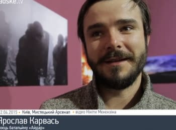 В Киеве открылась выставка фоторабот Виктора Гурняка "От Майдана к войне"