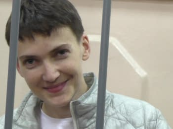 Nadiya Savchenko in court, 06.05.15