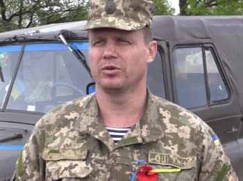 ATO spokesman Leonid Matyukhin. Digest on the evening of 09.05.2015