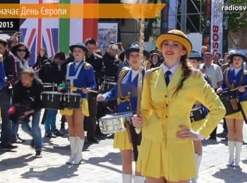 Marsh of drummers, orchestra and ambassadors of the EU - Kyiv celebrates the Europe Day
